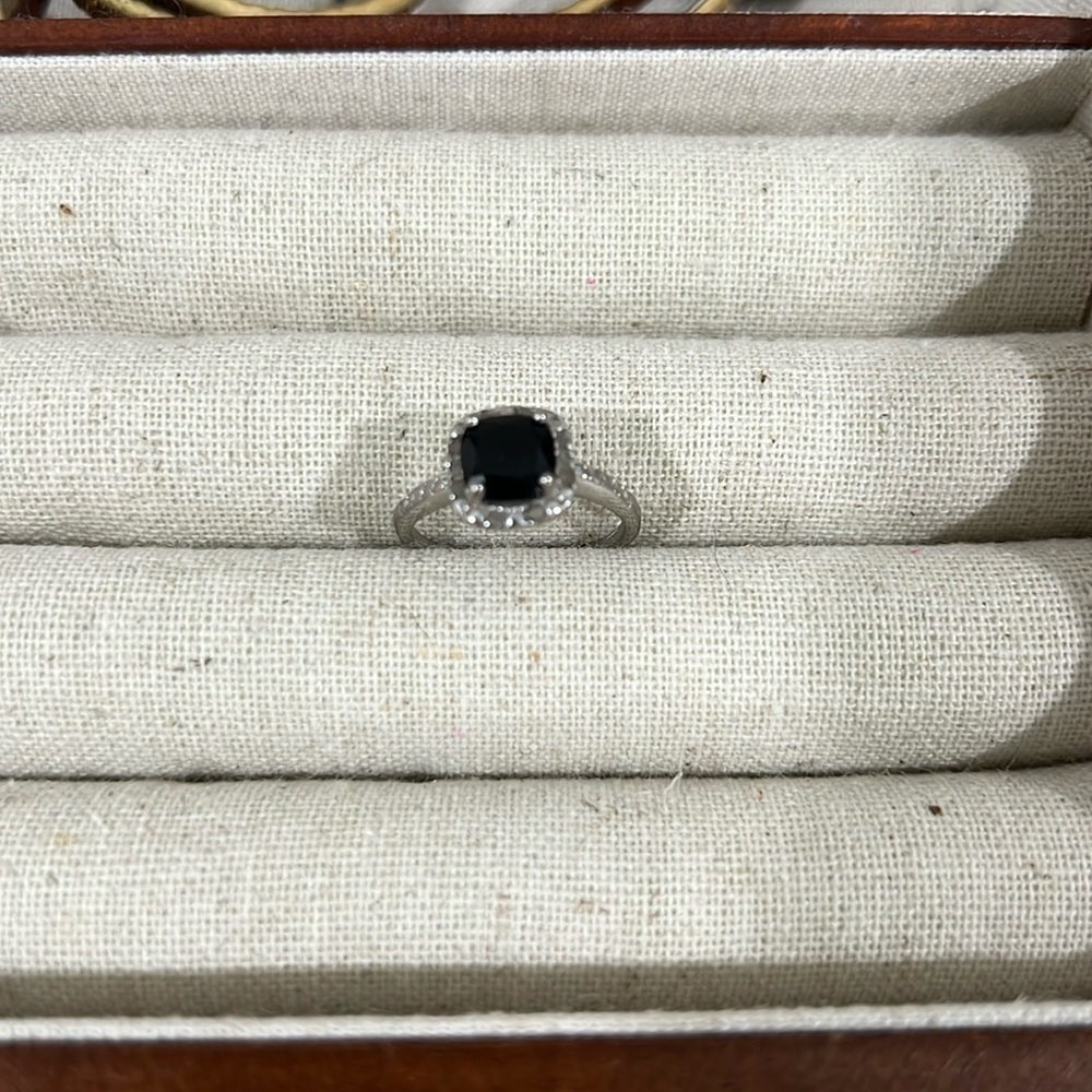 Sapphire and diamond ring size 7